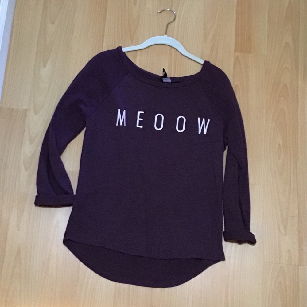 CAT LOVERS meoow long sleeve H&M